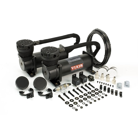 Viair Dual Stealth Blk 480C Value Pack, 200 psi 48042